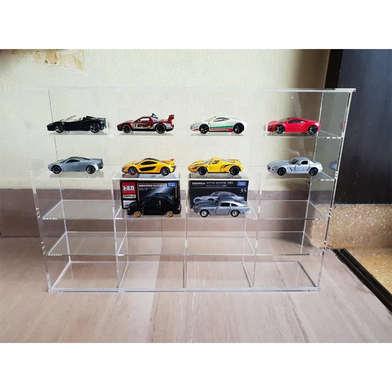 Professional Acrylic Protective Toy Storage Box Hot Wheels Model Cars Display Case For Wholesale