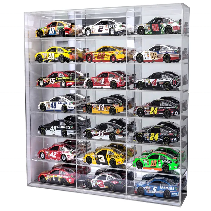 Professional Acrylic Protective Toy Storage Box Hot Wheels Model Cars Display Case For Wholesale