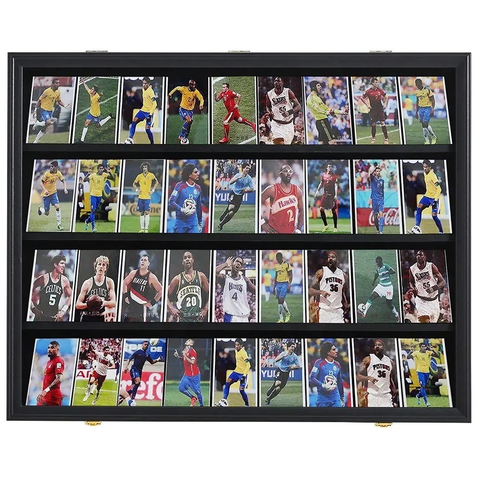 Hot Sale Custom Trading Card Storage Display Case Wall Display Holder For Basketball Football 36 Graded Sports Cards