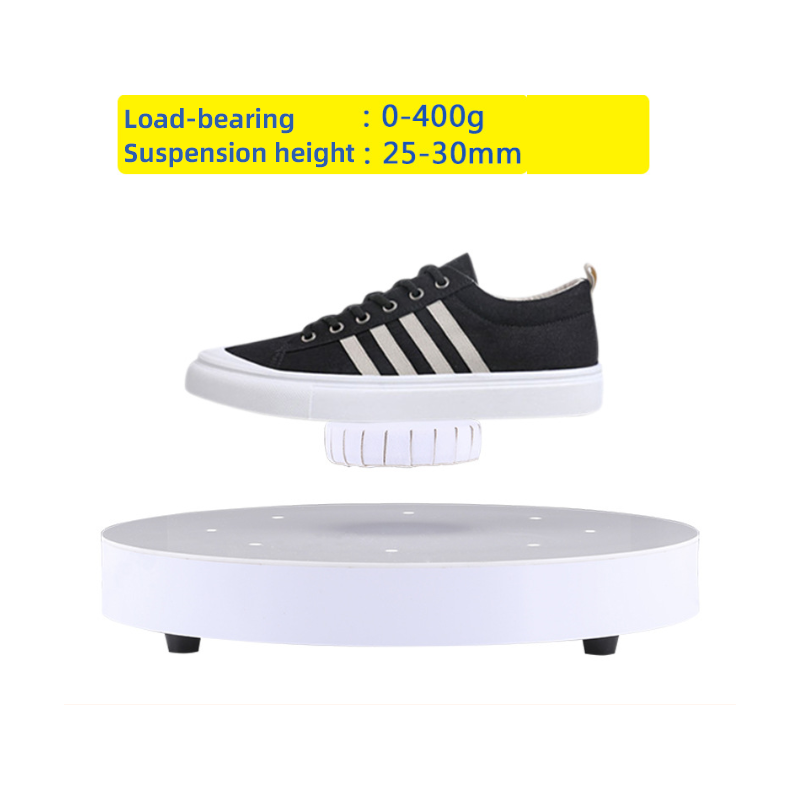 New product 360 magnetic floating display rotating devices levitating sneaker shoes display rack stand Suspended display