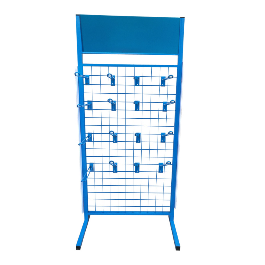 Grocery Store Floor Display Racks With Hook Metal Wire Socks Hanging Rack With Pegs