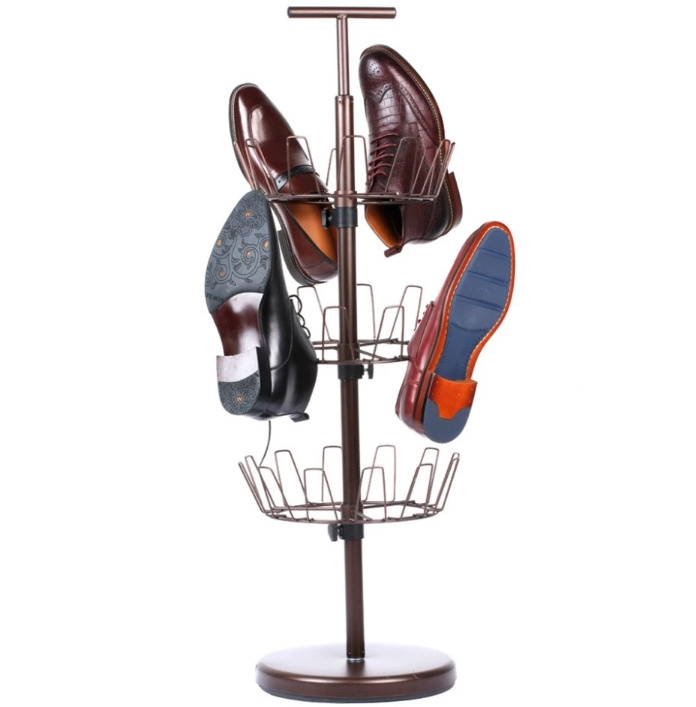 Customize Free Stand Metal Material Men's Shoes Display Stand Skate Shoes Display Rack