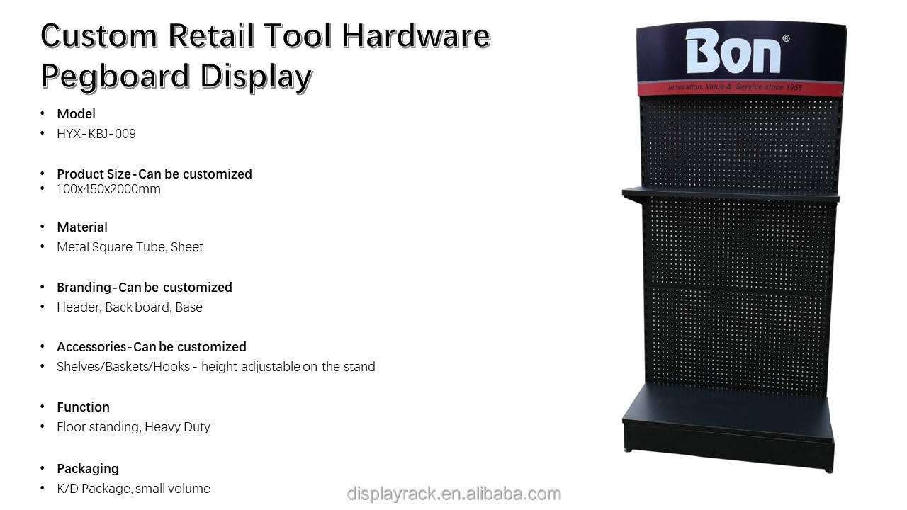 Custom power Tool display racks for hardware store/shelf for hardware power tools/hardware product display rack