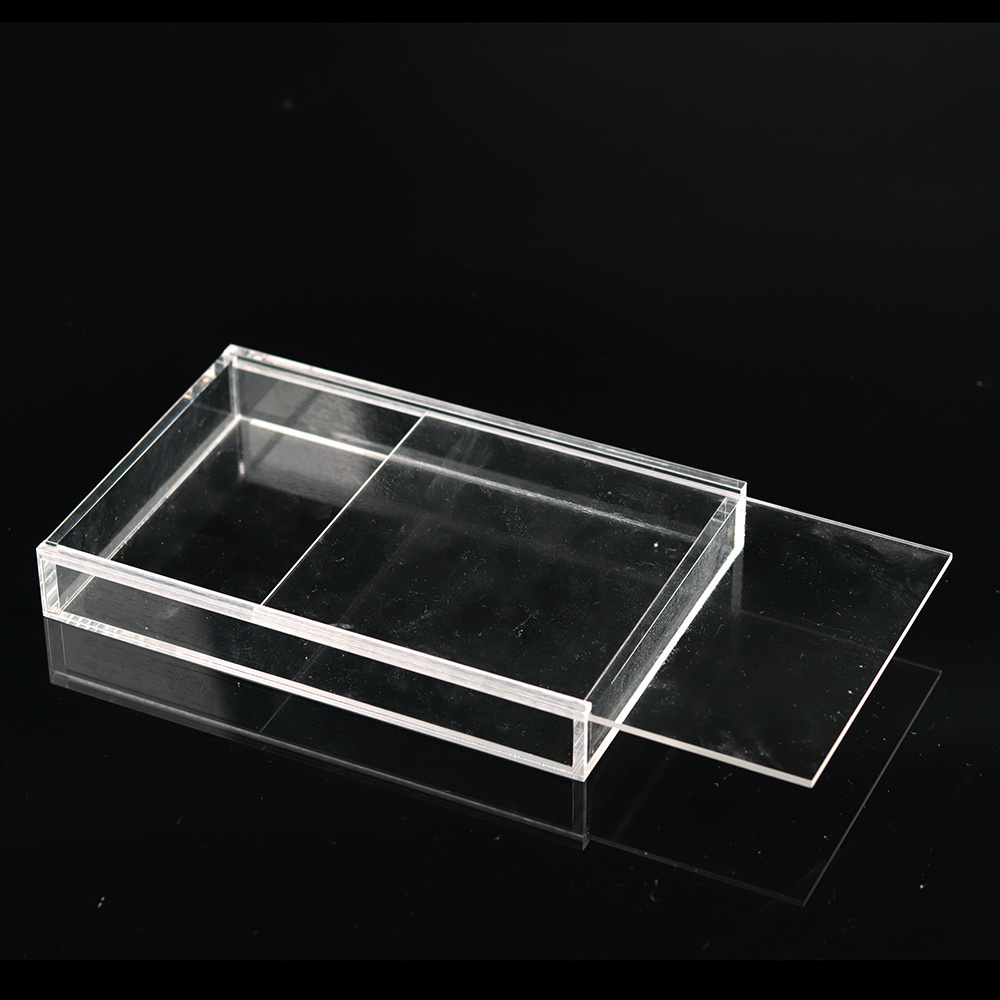 Wholesale Eco-Friendly Clear Acrylic Drawer Box Custom Cheap Small Transparent Pull Storage Multiple Uses Store Display Stand