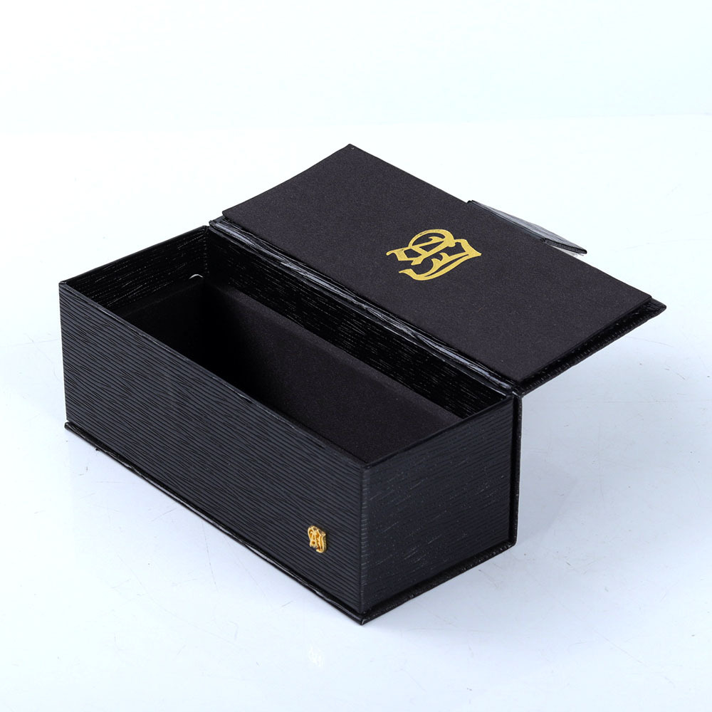 Gift Packaging Box Wine Bottle Packaging Box Custom Handmade Beverage Wood Leather Black Texture Paper Wooden & Bamboo Boxes