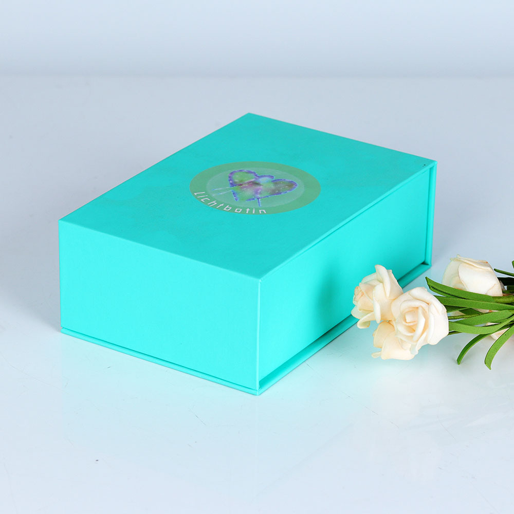 wholesale custom logo book shape paper packaging gift box with magnetic lid