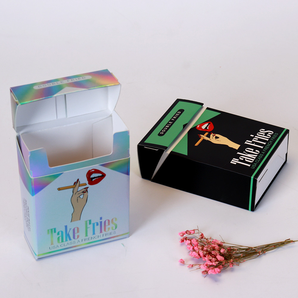 Empty Cigarette Packs Boxes Smoke Cigars Tobacco Box Blank Custom Paper 10 20 Pack Cosmetic Lipstick Box Gift Packing Art Paper