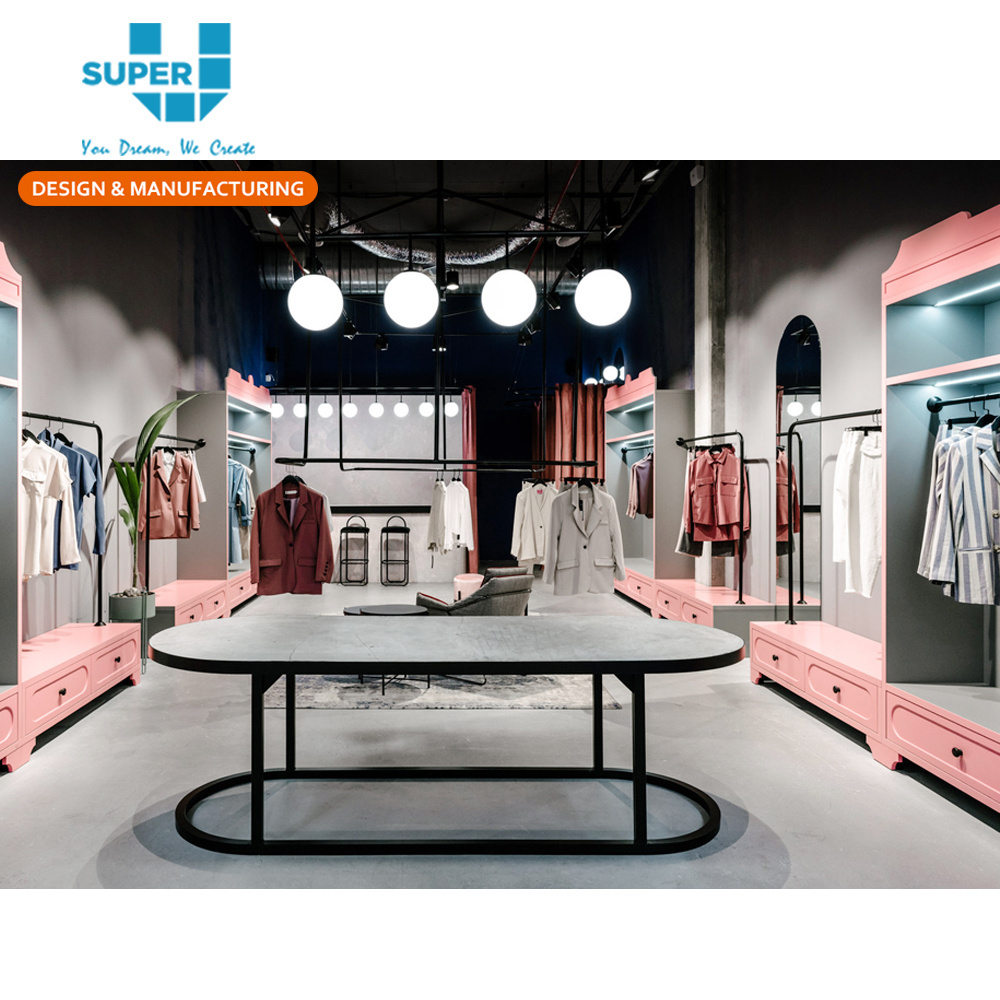 Retail Commercial Apparel Shop Interior Clothes Display Model Stand