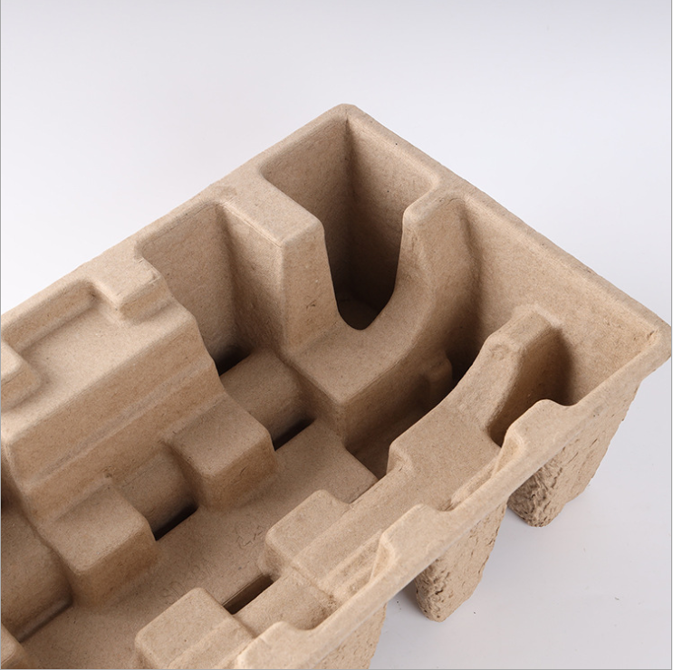 Hot selling biodegradable paper molded pulp insert tray molds for tray pulp paper Pulp Product Packaging Products