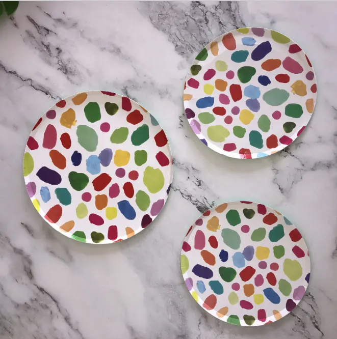 Event & Party Supplies High Quality 8pcs 7 Inch Disposable Paper Pizza Plates Paper Dishes & Plates Food Level