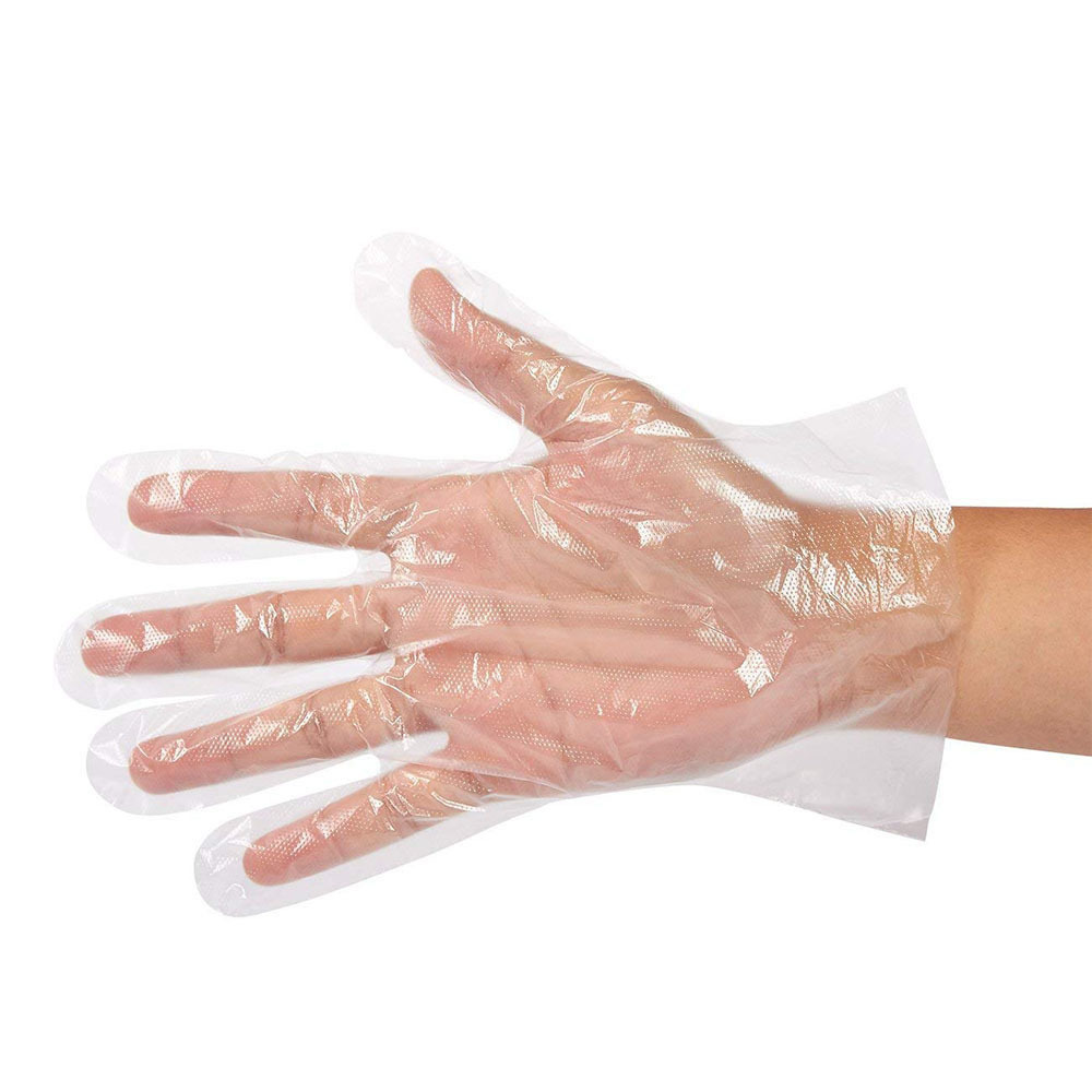 Disposable Plastic PE Gloves Food Prep Glof Pe Poly Gloves For Cooking Cleaning