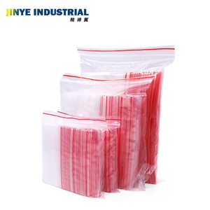 Factory Wholesale Transparent PE Clear Zip Lock Plastic Package Bag for Candy Snack Cookie Dry Food Packaging