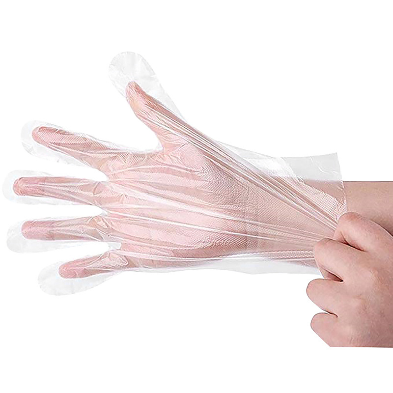 Disposable Plastic PE Gloves Food Prep Glof Pe Poly Gloves For Cooking Cleaning