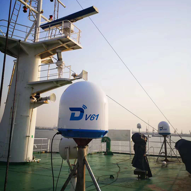 Ditel V61 0.6m satellite dish antenna vessel high speed internet satellite antenna wifi yacht internet connection at sea