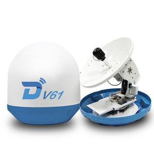 Ditel V61 0.6m satellite dish antenna vessel high speed internet satellite antenna wifi yacht internet connection at sea