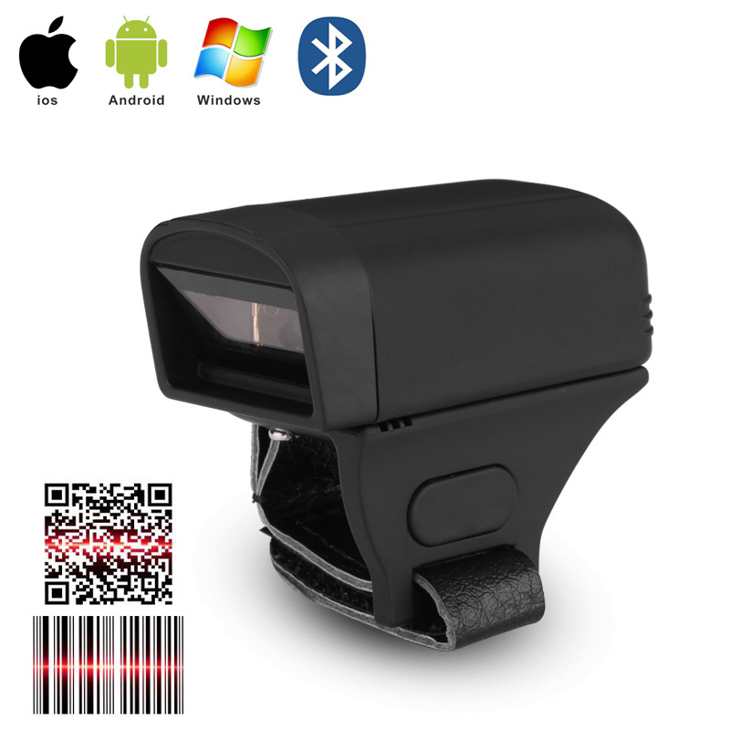 2D Bluetooths Barcode Scanner Fast Scan Speed USB Barcode Reader QR Code Reader PDF417 Use for Supermarket Warehouse