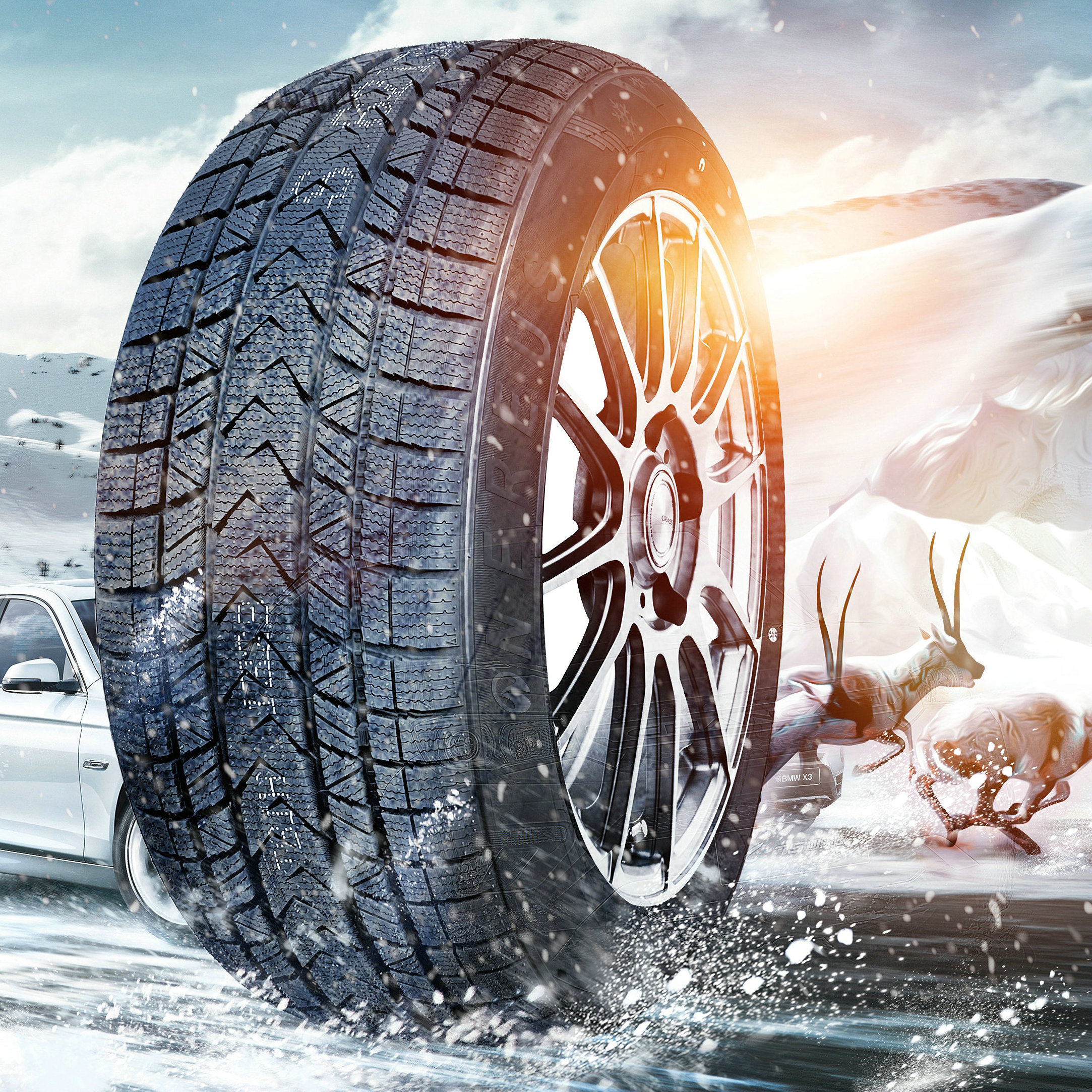 winter tire 19 inch 235/40R19 245/40R19 245/45R19 255/35R19 255/45R19 255/50R19 snow tire  EU-label