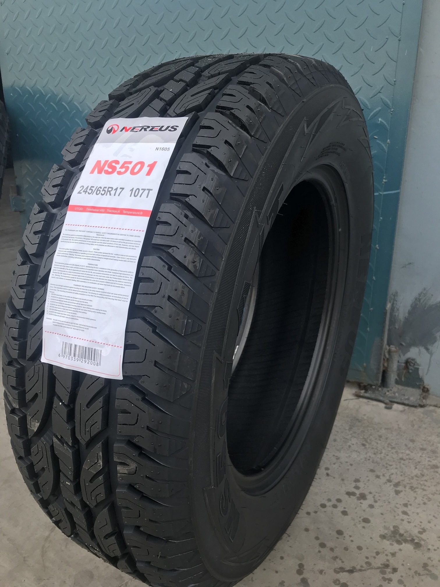 NEREUS NS501 275/60R20 best run flat tires light truck tires AT pattern