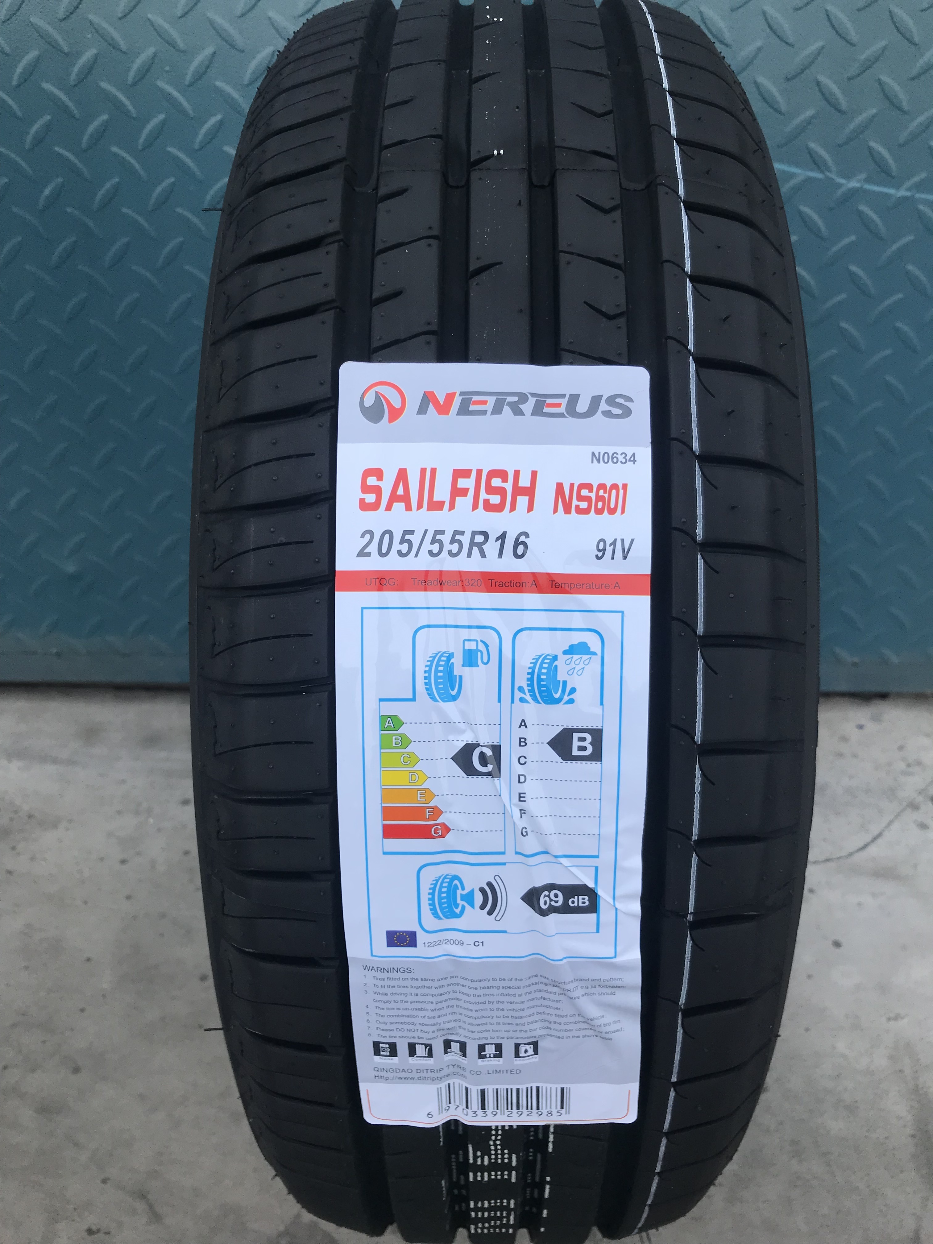 Ditrip NEREUS TYRE 205/65r15 passenger car tires quality as WANDA BOTO