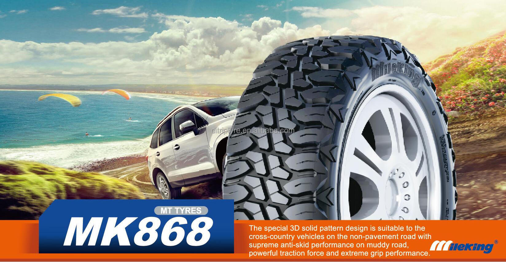 passenger car wheels & tires 285 70 17 all terrain tyres for light truck vehicles 235/65R18 275/70R18 265/60R18 llantas