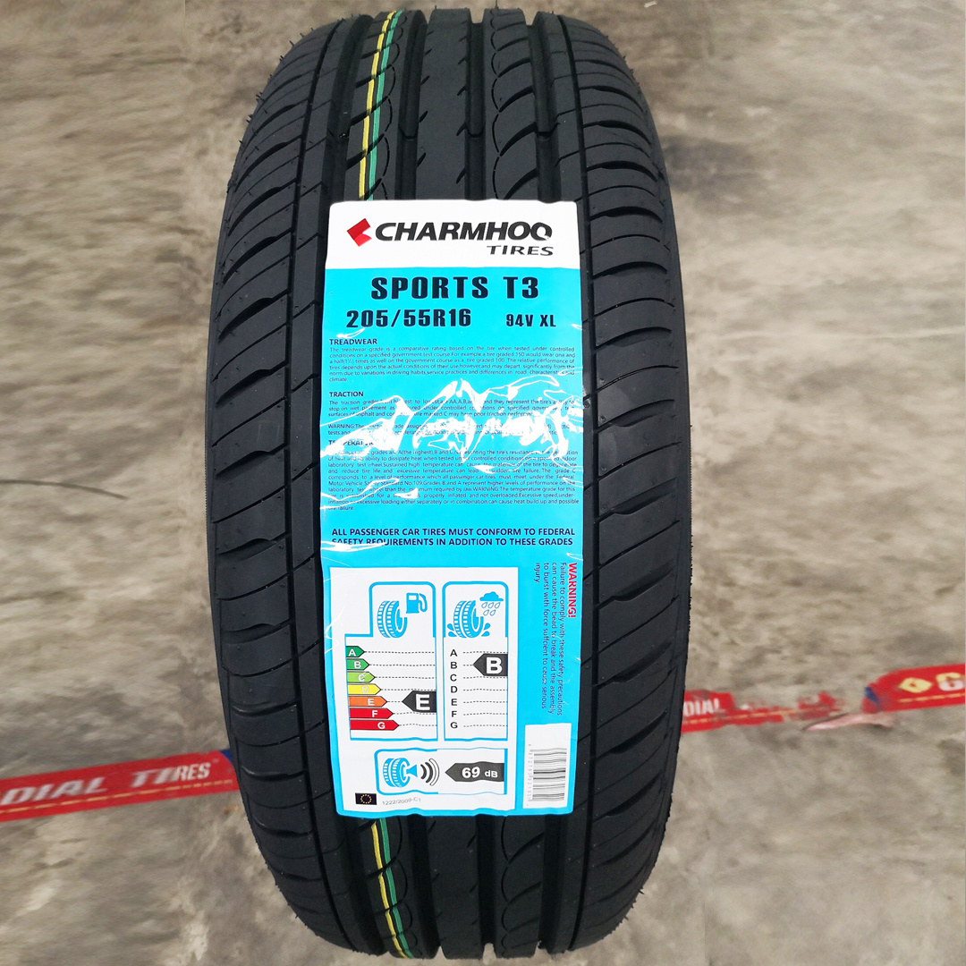 Wholesale CHARMHOO brand UHP tire 205/55R16 205/65R15 195/55R16 205/60R16 THREE-A PCR tyre for car 215/60R16 215/65R16 225/55R17