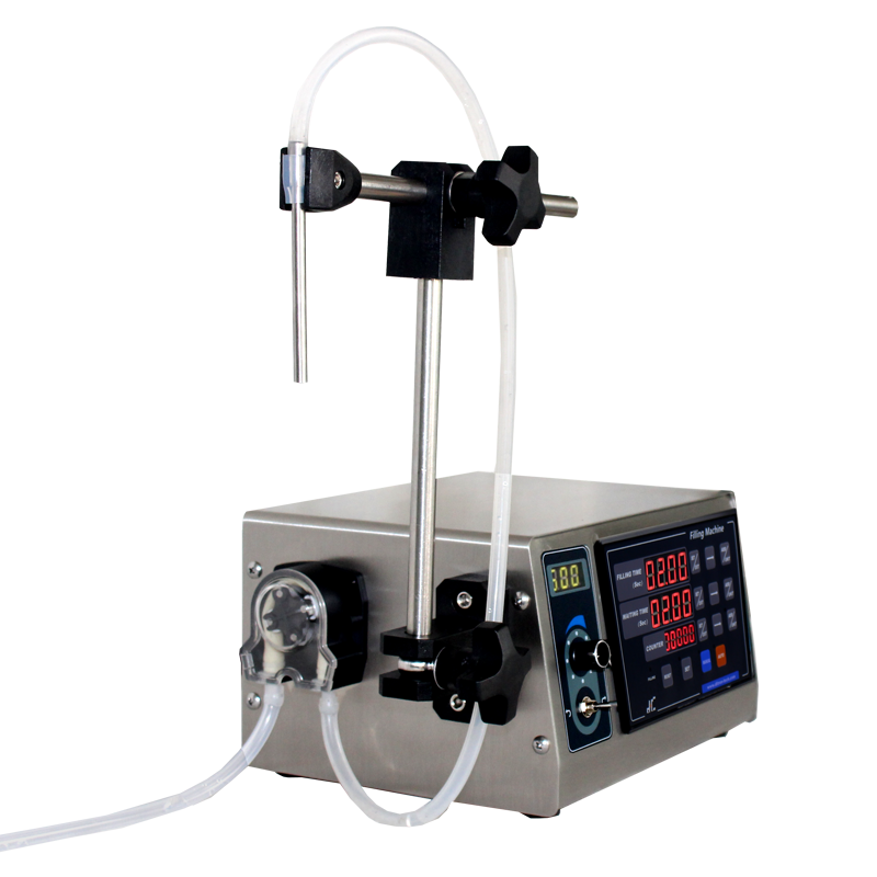 GR1-6B plus  manual alcohol essential oil perfume liquid filling machine small semi-automatic peristaltic pump filling machine