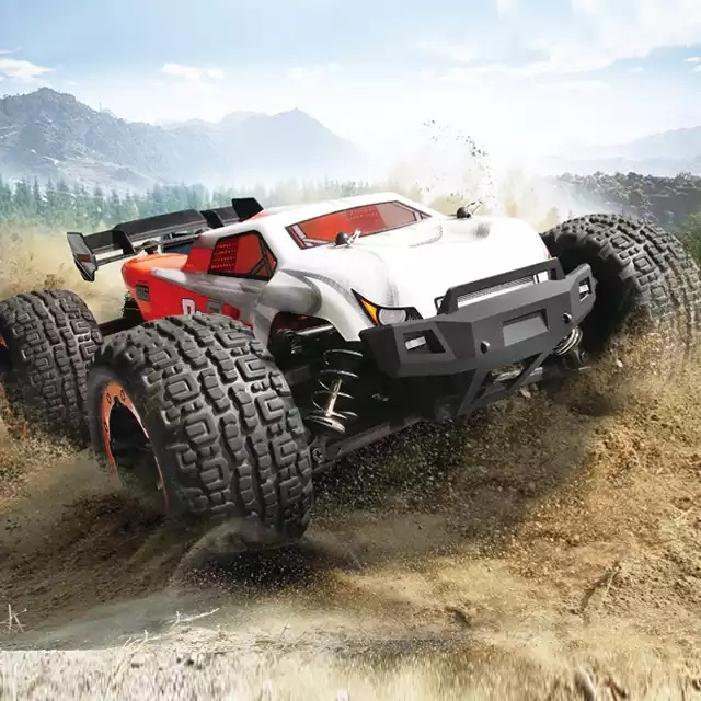 HBX 1:16scale 2.4GHz 2CH 4X4 45KM/H Rc High Speed Big Wheel Climbing Drift Off-Road Truck with LED Lights