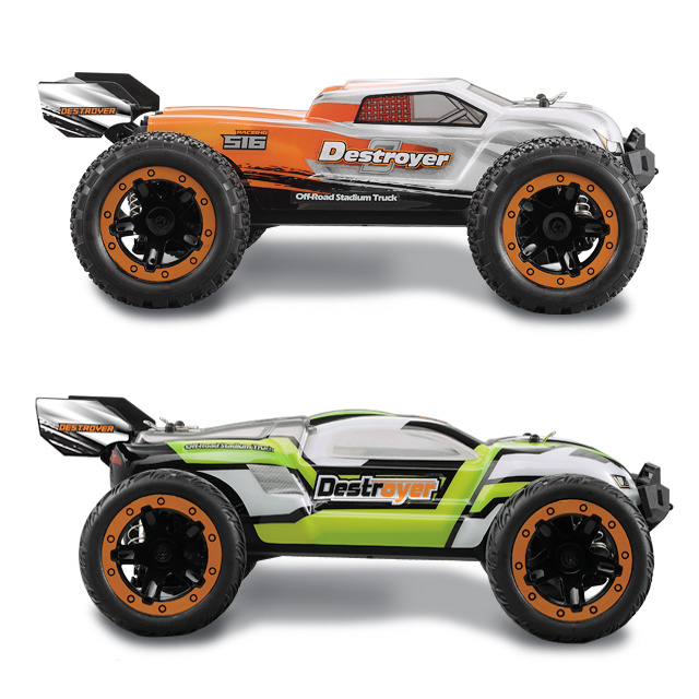 HBX 1:16scale 2.4GHz 2CH 4X4 45KM/H Rc High Speed Big Wheel Climbing Drift Off-Road Truck with LED Lights