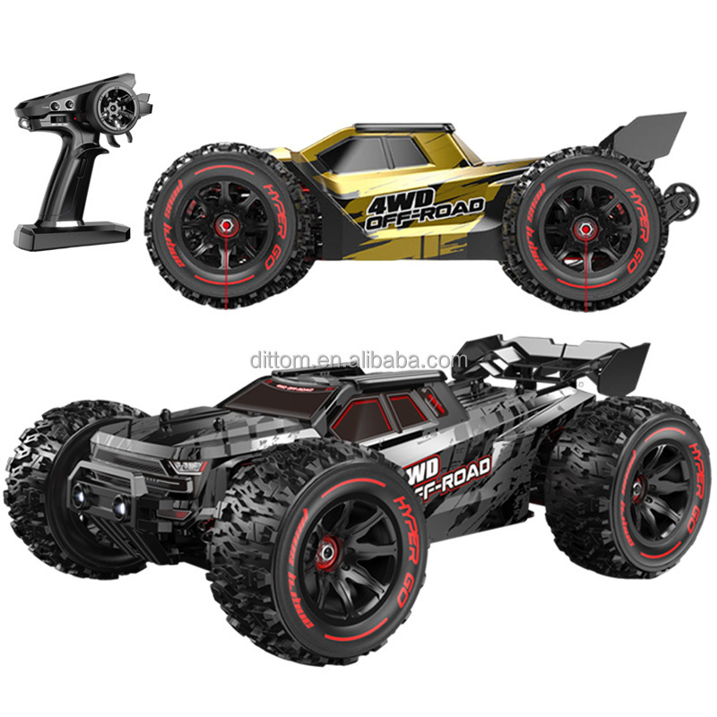 MJX 14210 Hyper Go RC Brushless Truggy 2.4G 1/14 4x4 Big Wheel Off Road Racing Monster Truck with 2shells