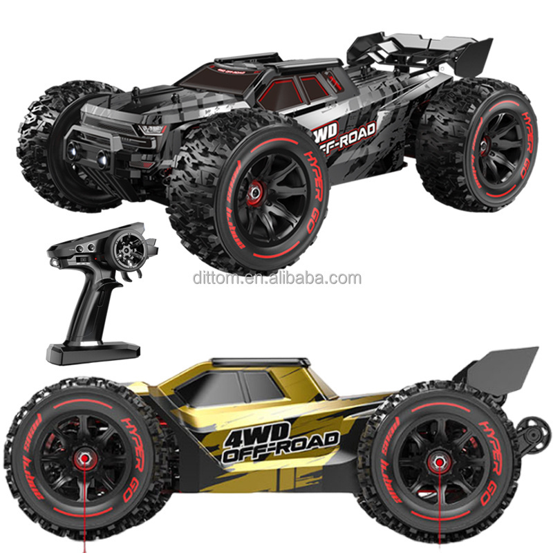 MJX 14210 Hyper Go RC Brushless Truggy 2.4G 1/14 4x4 Big Wheel Off Road Racing Monster Truck with 2shells