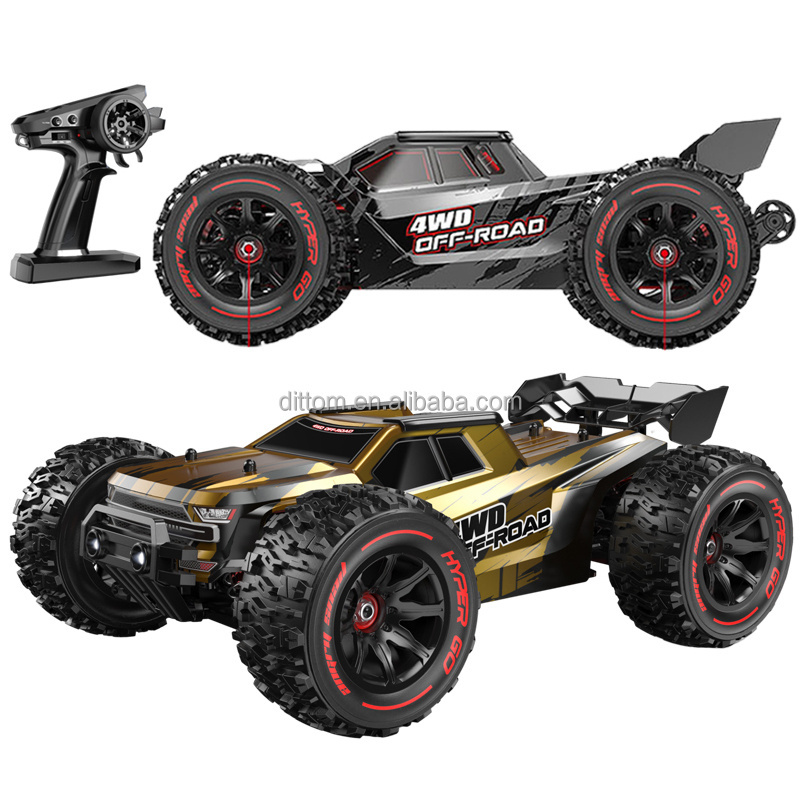 MJX 14210 Hyper Go RC Brushless Truggy 2.4G 1/14 4x4 Big Wheel Off Road Racing Monster Truck with 2shells