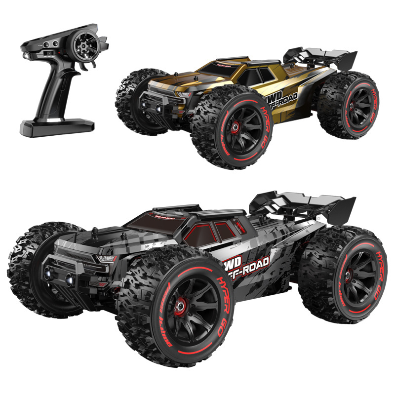 MJX 14210 Hyper Go RC Brushless Truggy 2.4G 1/14 4x4 Big Wheel Off Road Racing Monster Truck with 2shells