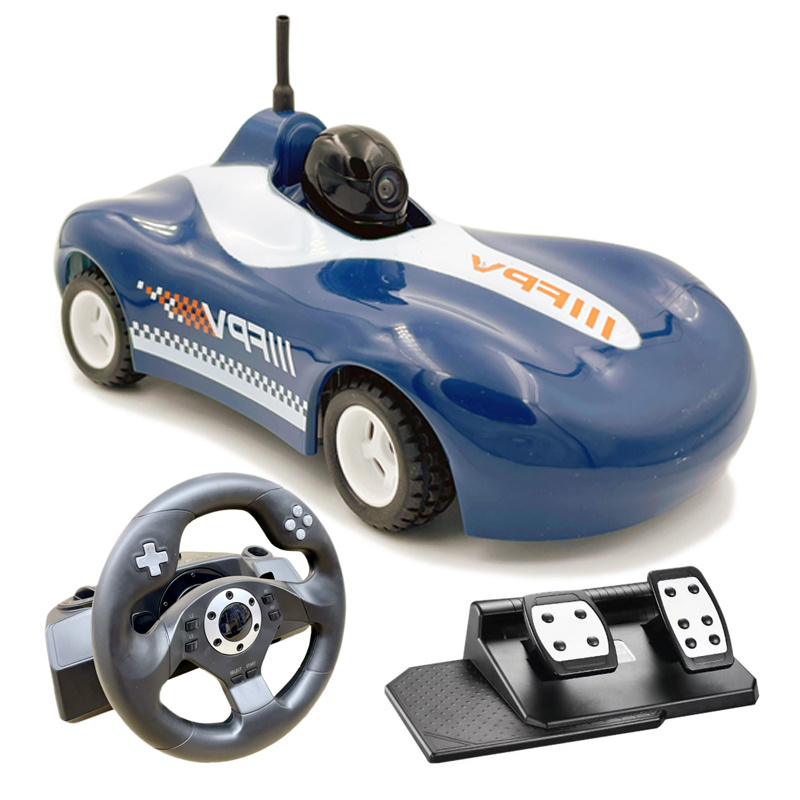 WiFi Real-Time Video Spy Car 1/28 5.8G 40CH APP FPV Camera Racing Car With Petal/Steering Wheel