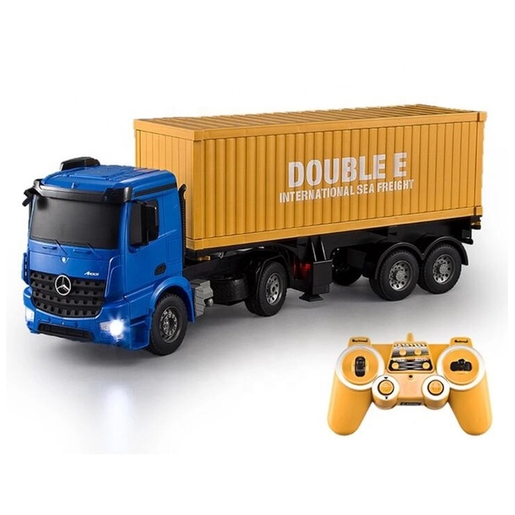 1:20 2.4G Rc model Container truck E564-003 Authorized Rc Shipping Container Truck Toy