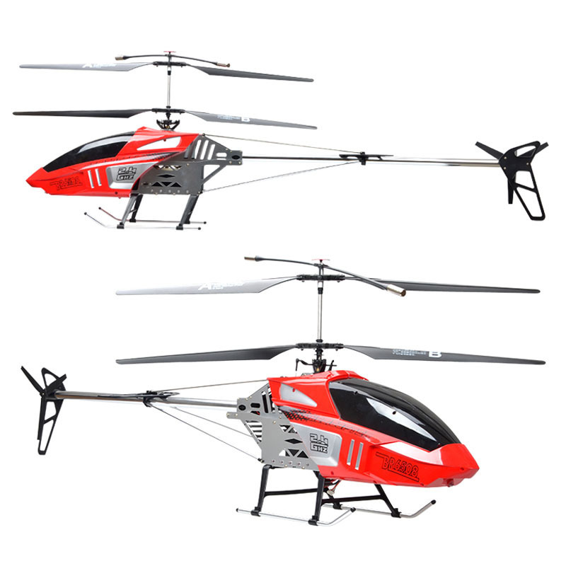 BR6508 RC Helicopter 130CM Large Flying Toy 2.4G 4CH Gyroscope Big Outdoor RC Helicopter with Lights