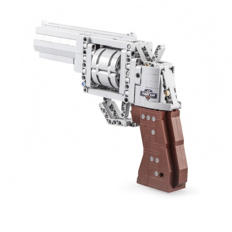 CaDA C81011W Revolver Gun Shooting Bullet Brick set DIY Building Block Toy Gun