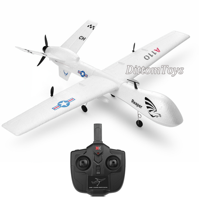 XK A110 Predator MQ-9 EPP Glider 565mm Winspan 2.4G 3CH Reaper RC Airplane RTF Built in Gyro