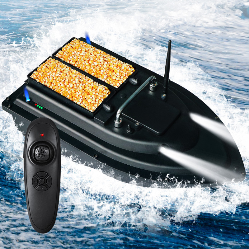 Smart Cruise Carp Fishing Bait boat Anti collision 500M 2Hopper Rc Feeding&Nesting Lure Boat