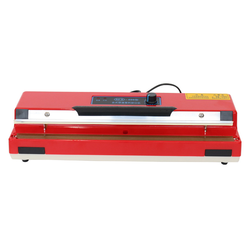 SF-400 Popular Hand-Operated Impulse Heat Sealer - Manual Household Bag Sealing Machine Available for Purchase