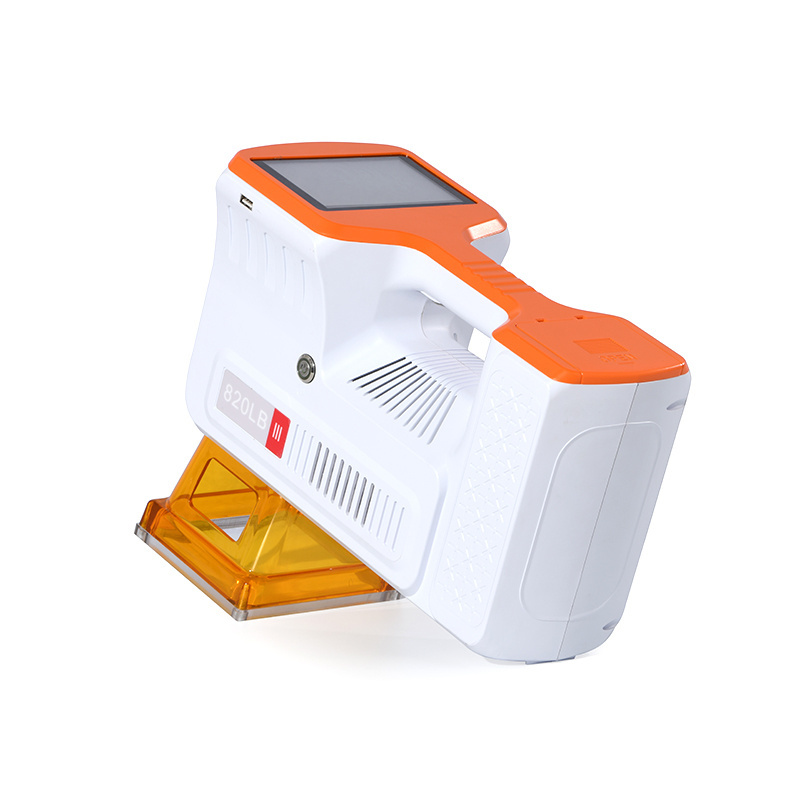 DT-820L-B3 Fully automatic and simple CO2 laser marking machine for coding outer cartons or plastic shells