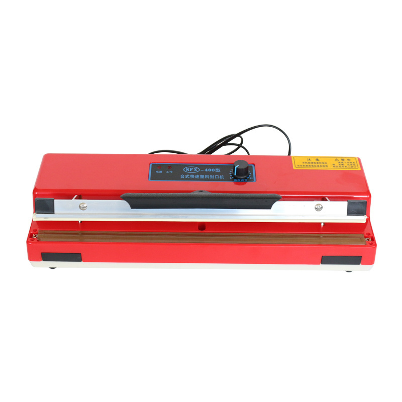 SF-400 Popular Hand-Operated Impulse Heat Sealer - Manual Household Bag Sealing Machine Available for Purchase