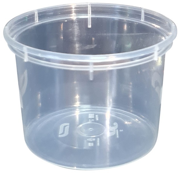 4 oz Small Sauce Containers with Lids for Take Away To Go Cup Round Plastic Sauce cup With Lids Disposable and Reusable