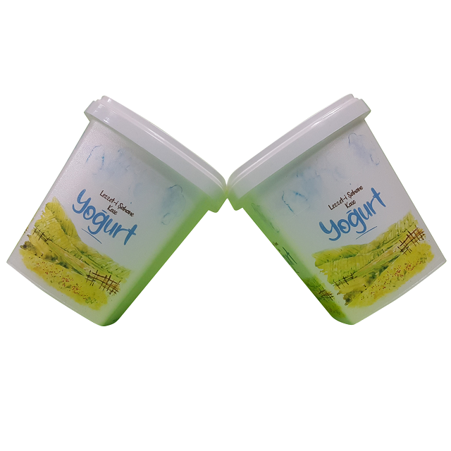 400 ml Plastic Container For Yogurt with Tamper Evident Lid 16 oz Yogurt Cups Containers Reusable Yogurt Packaging