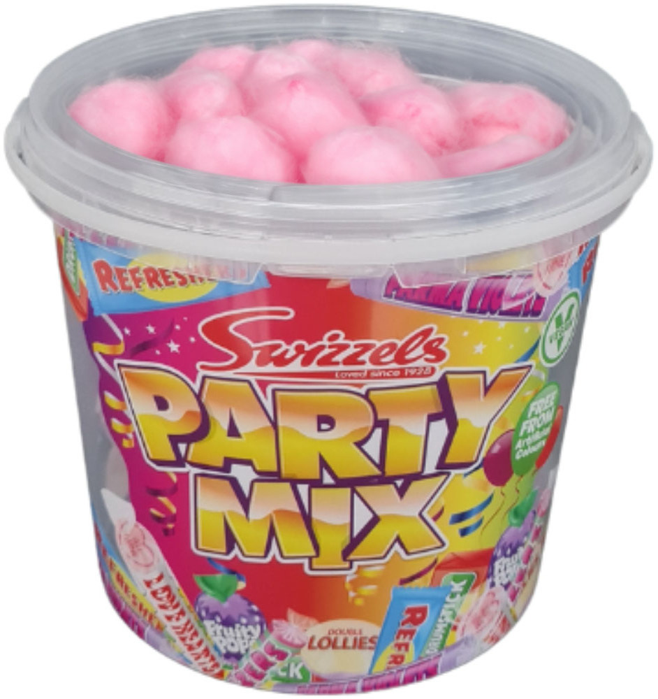 85 oz Cotton Candy Buckets with Lid for Cotton Candy Popcorn Snacks Ice Cream Packaging Clear Custom Printed Bucket with Handles