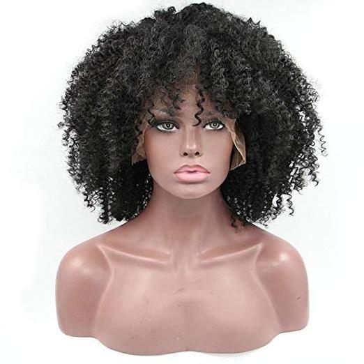 250% density Mongolian kinky curly Hair Lace Frontal Wigs Human Hair,Afro kinky curly 360 Lace Frontal Wig for black women