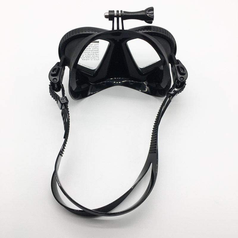 Dive Mask with camera Mount for Scuba Diving, Snorkeling, Freediving