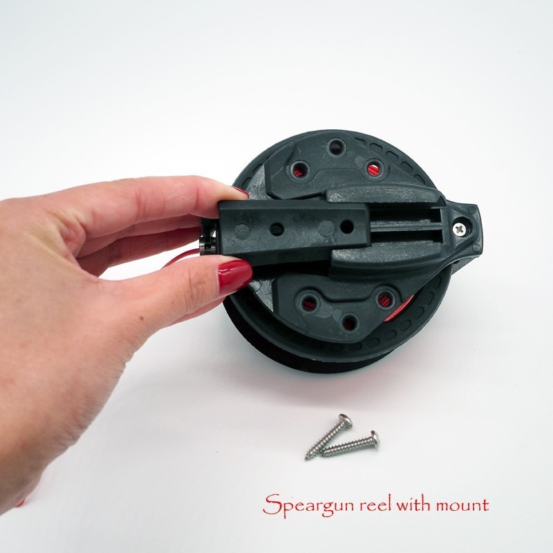 speargun nylon plastic reel spearfishing tool reel with strong line