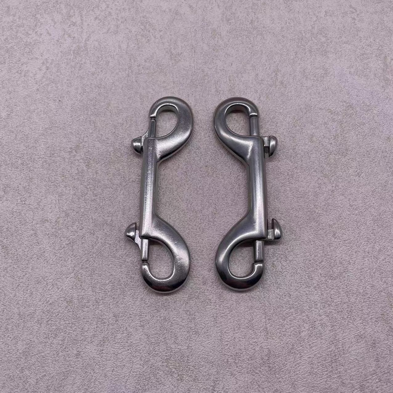 80MM Stainless Steel 316 Marine Grade Double End Bolt Snap Hook for diving equipments