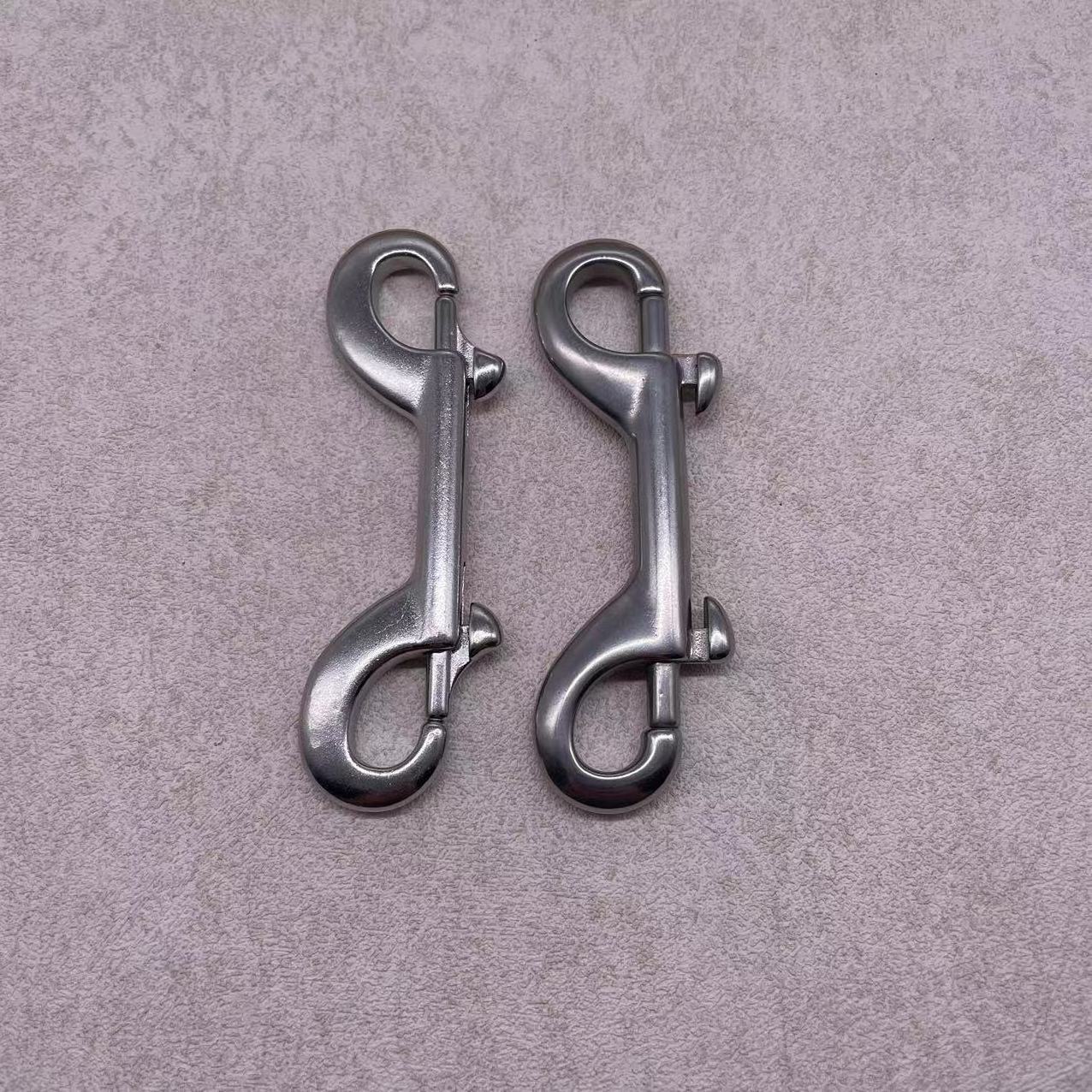 80MM Stainless Steel 316 Marine Grade Double End Bolt Snap Hook for diving equipments