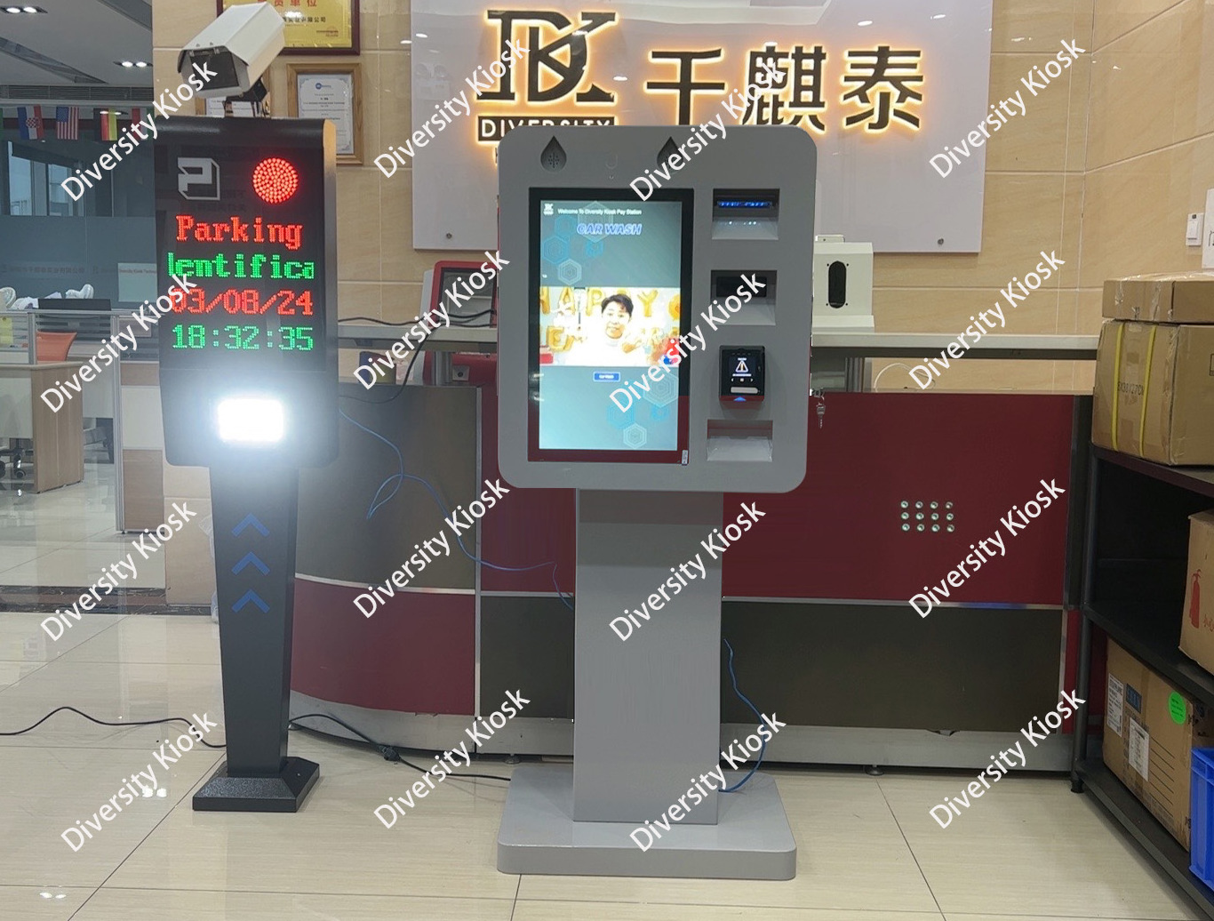 Automatic Car Washe rCar Wash Payment Machine for Business Car Wash and Parking Terminal Solution Banknote Acceptance and Change